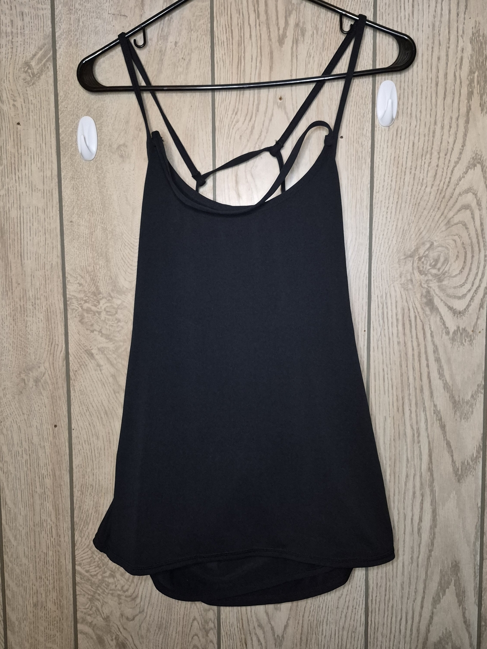 Fabletics Black Double-Strap Performance Cami